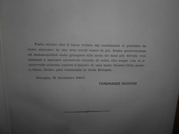 COSE NOTABILI DELLA CITTÀ DI BOLOGNA, OSSIA STORIA CRONOLOGICA DE' …