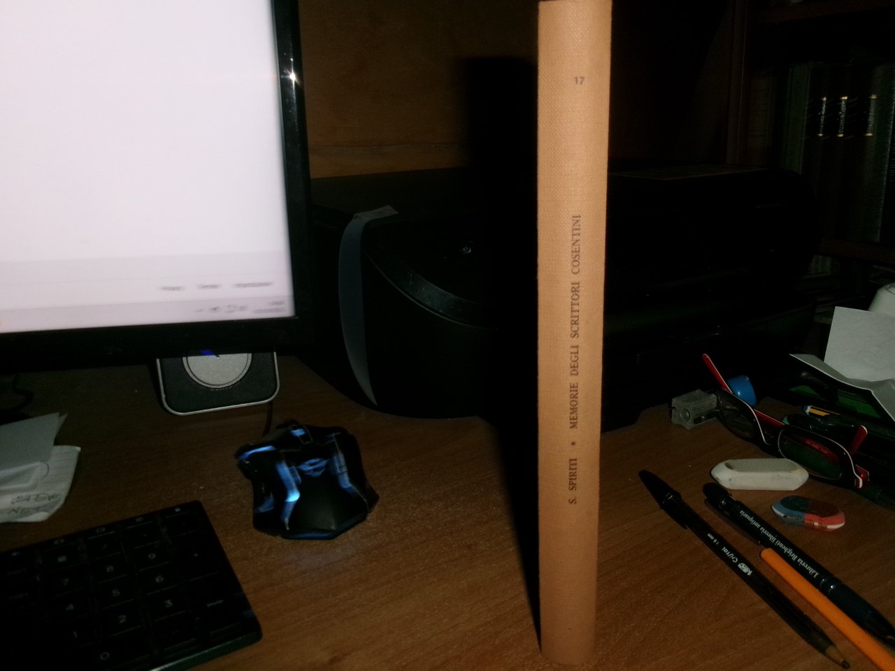 (Cosenza) SPIRITI SALVATORE. MEMORIE DEGLI SCRITTORI COSENTINI - anastatica 1970