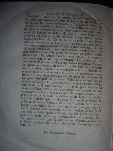 COURS COMPLET D' OPTIQUE, TRADUIT DE L'ANGLOIS, CONTENANT LA THÉORIE, …