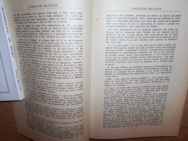(Critica religiosa) L' Imposture Religieuse