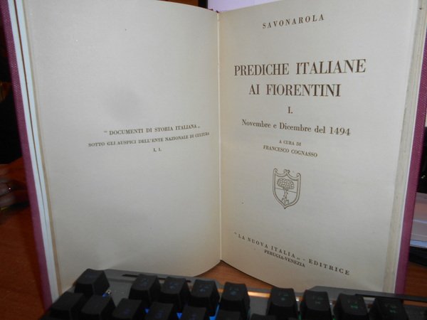 (Critica religiosa) Prediche italiane ai Fiorentini