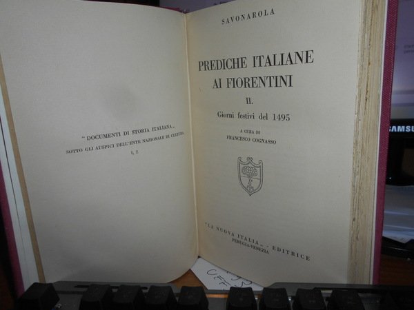 (Critica religiosa) Prediche italiane ai Fiorentini