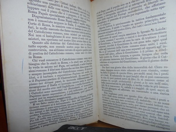 (Critica religiosa) ROMA PAPALE descritta in una serie di lettere …