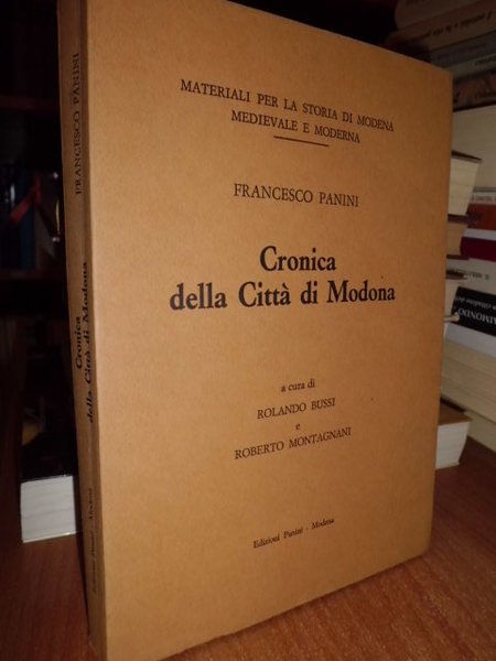 Cronica della Città di Modona Poesie