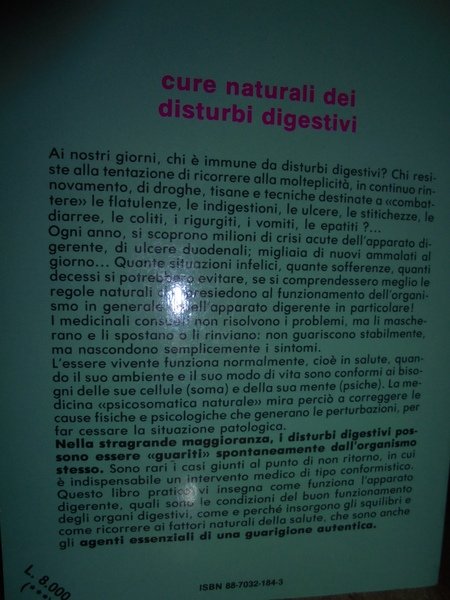 Cure naturali dei disturbi digestivi