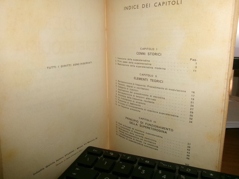 D.E. RAVALICO. La Moderna Super Eterodina quarta edizione rifatta... 1941
