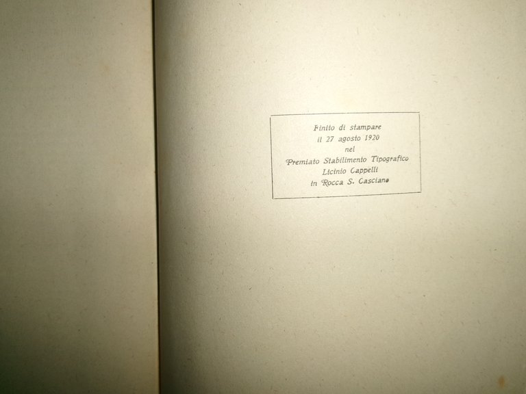 D. GIORDANO. LEONARDO FIORAVANTI bolognese 1920