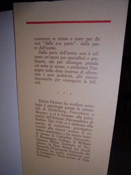 Dalla parte dell' Uomo
