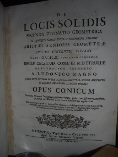 DE MAXIMIS ET MINIMIS GEOMETRICA DIVINATIO IN QUINTUM CONICORUM APOLLONII …