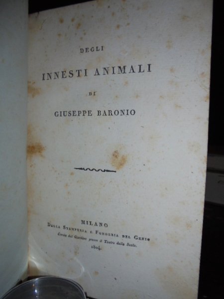 Degli Innesti animali