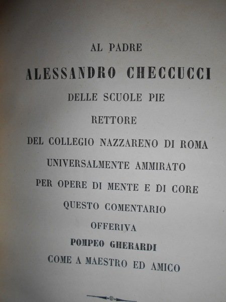 Degli Uomini Illustri di Urbino COMMENTARIO del P. Carlo, Grossi