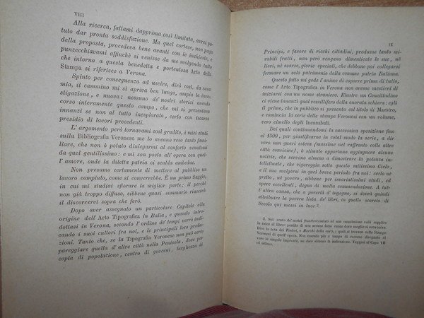 Della TIPOGRAFIA VERONESE Saggio Storico-Letterario