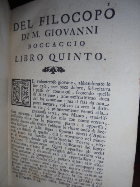 DELLE OPERE DI M. GIOVANNI BOCCACCI CITTADINO FIORENTINO, IN QUESTA …