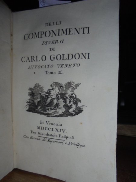 Delli Componimenti diversi di CARLO GOLDONI avvocato veneto