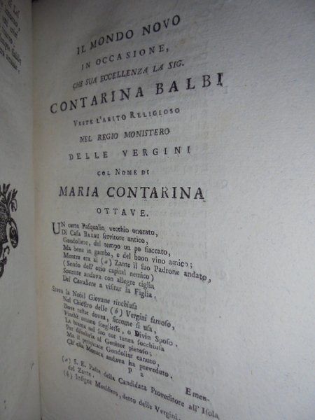 Delli Componimenti diversi di CARLO GOLDONI avvocato veneto