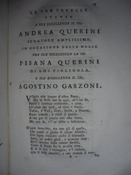 Delli Componimenti diversi di CARLO GOLDONI avvocato veneto