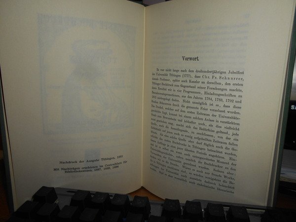 Der erste Buchdruck in Tübingen (1498-1534)