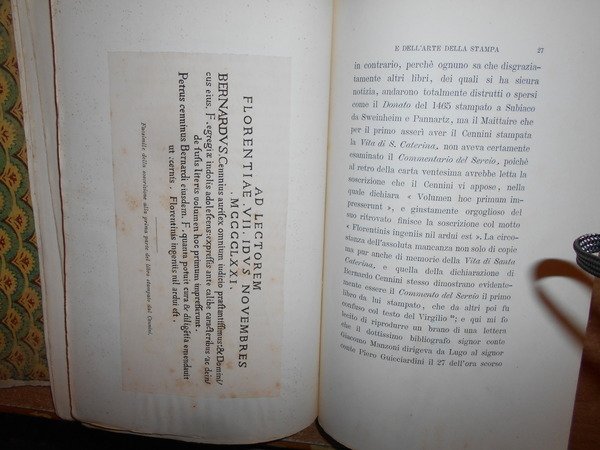 DI BERNARDO CENNINI E DELL'ARTE DELLA STAMPA IN FIRENZE NEI …