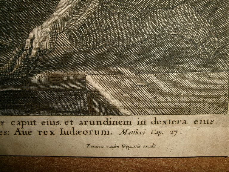 Frans van den Wyngaerd. LA CORONA DI SPINE-Stampa Antica Autentica …