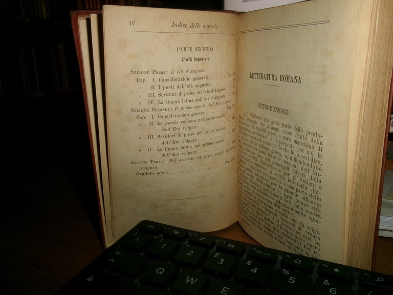 di FELICE RAMORINO. LETTERATURA ROMANA - Hoepli, 1886