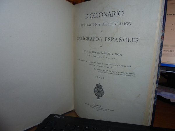 Diccionario biográfico y bibliográfico de calígrafos españoles