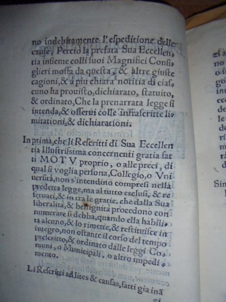 DICHIARATIONI sopra la legge de Rescritti di Sua Eccell. Illust. …