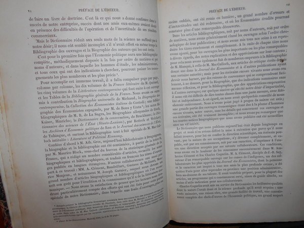 DICTIONNAIRE de l' économie Politique contenant l' exposition des principes …