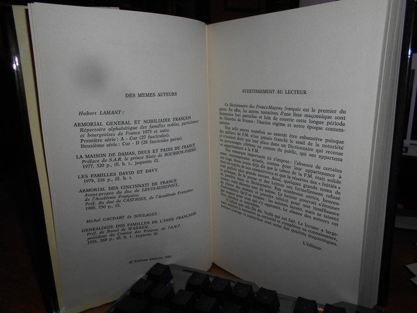 Dictionnaire des Franc-Maçons Français