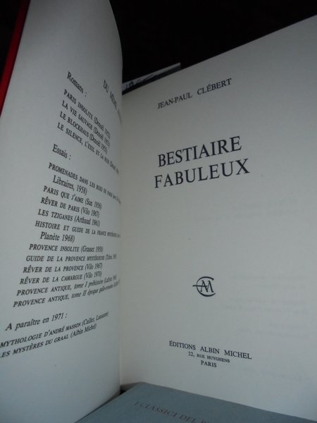 DICTIONNAIRE du Symbolisme animal. Bestiaire fabuleaux