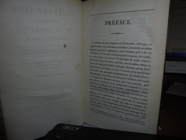 Dictionnaire Historique de la Médecine ancienne et moderne