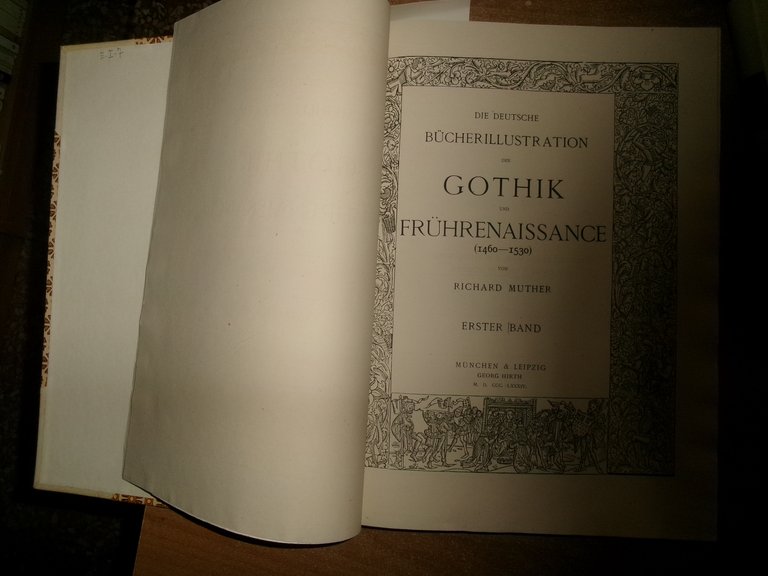 Die deutsche Bücherillustration der Gothik und Frührenaissance (1460-1530) MUTHER