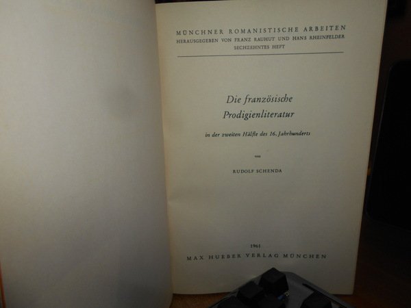 Die französische Prodigienliteratur in der zweiten Hälfte des 16. Jahrhunderts