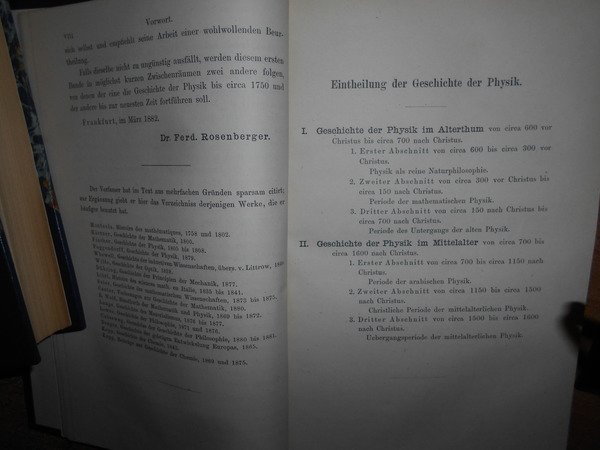 DIE GESCHICHTE DER PHYSIK in Grundzugen mit Synchronistischen tabellen der …