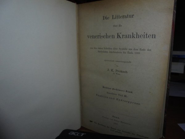 (Medicina) Die Litteratur über die venerischen Krankheiten; von den ersten …