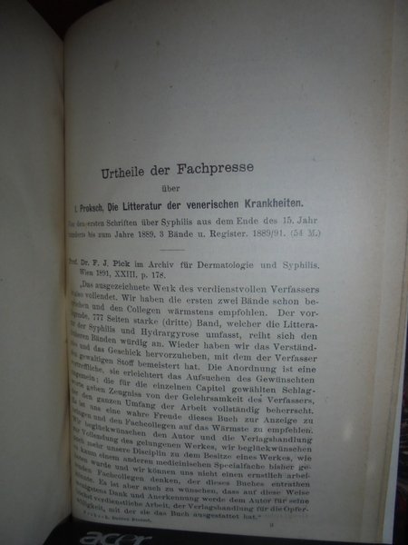 (Medicina) Die Litteratur über die venerischen Krankheiten; von den ersten …