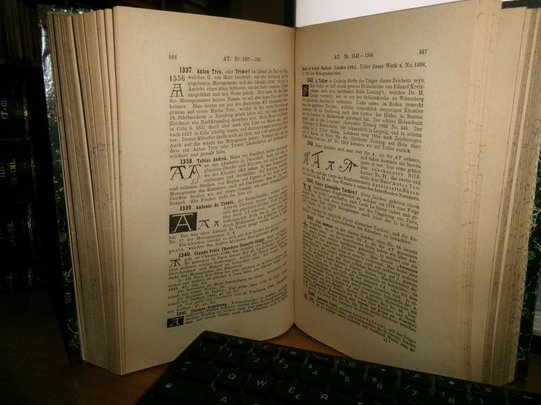 DIE MONOGRAMMISTEN von G.K. NAGLER Fortgesetzt von Andresen & C. …