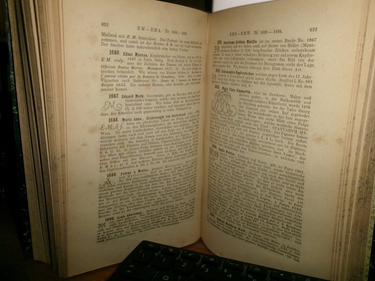 DIE MONOGRAMMISTEN von G.K. NAGLER Fortgesetzt von Andresen & C. …