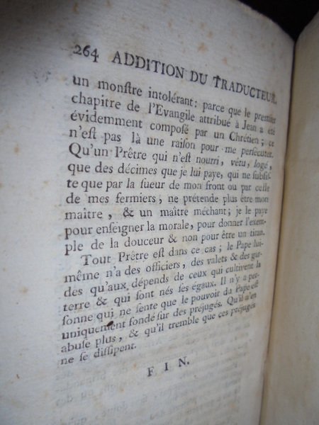 Dieu et les Hommes, Oeuvre théologique; mais raisonnable