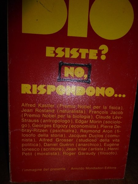 Dio esiste? No rispondono.