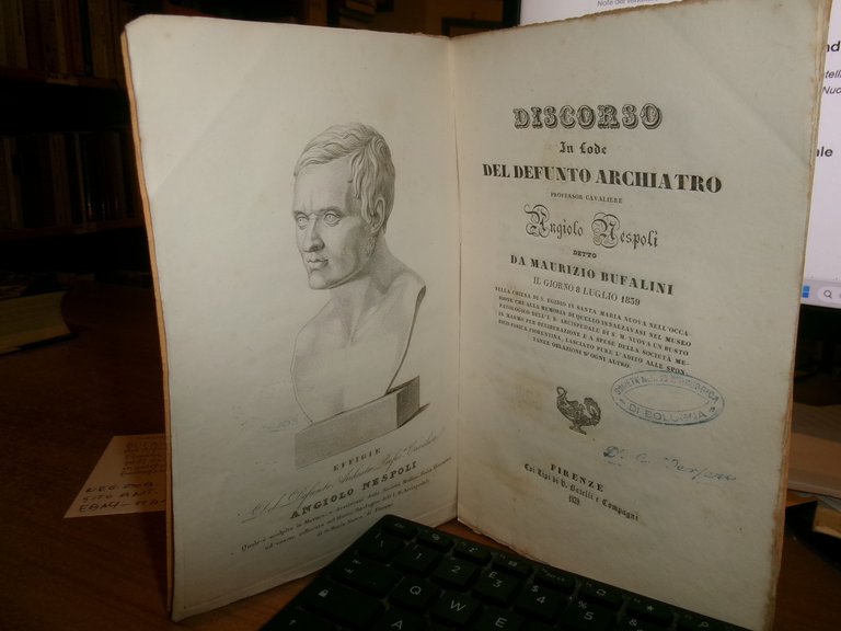 Discorso in lode del defunto archiatro Professor Cavaliere Angiolo Nespoli …