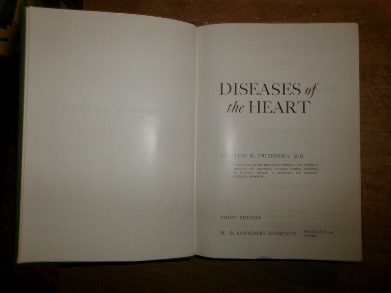Diseases of the Heart. CHARLES K. FRIEDBERG 1966