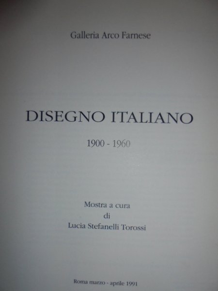 DISEGNO ITALIANO