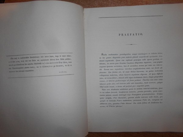 DISSERTATIO MATHEMATICA DE INVENIENDA AEQUATIONE CAUSTICARUM QUAM ANNUENTE SUMMO NUMINE, …