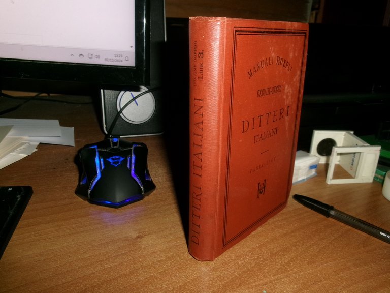 Ditteri Italiani. Manuali Hoepli - LIOY Paolo - Prima edizione …