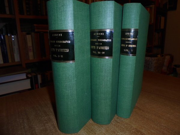 DIZIONARIO BIBLIOGRAFICO della GENTE D' ABRUZZO