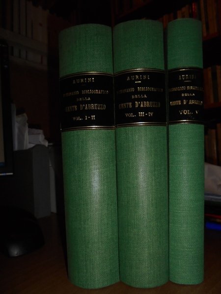 DIZIONARIO BIBLIOGRAFICO della GENTE D' ABRUZZO