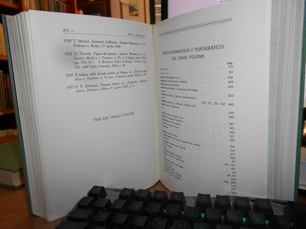 DIZIONARIO BIBLIOGRAFICO della GENTE D' ABRUZZO