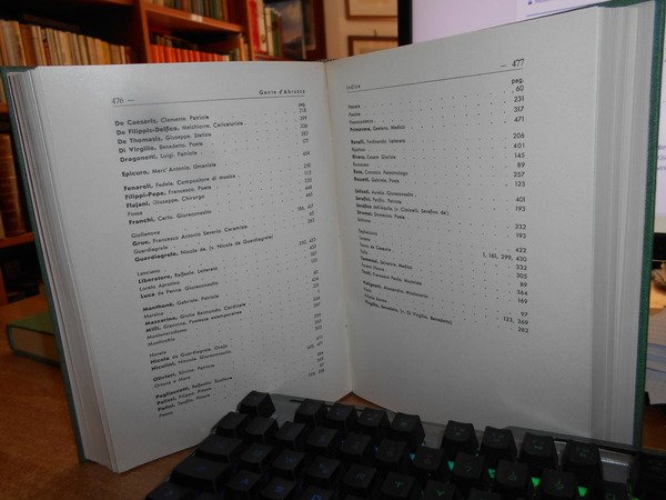 DIZIONARIO BIBLIOGRAFICO della GENTE D' ABRUZZO