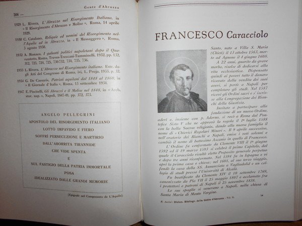 DIZIONARIO BIBLIOGRAFICO della GENTE D' ABRUZZO