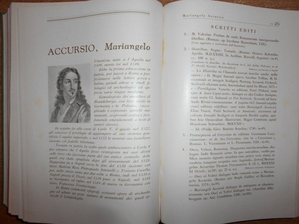 DIZIONARIO BIBLIOGRAFICO della GENTE D' ABRUZZO